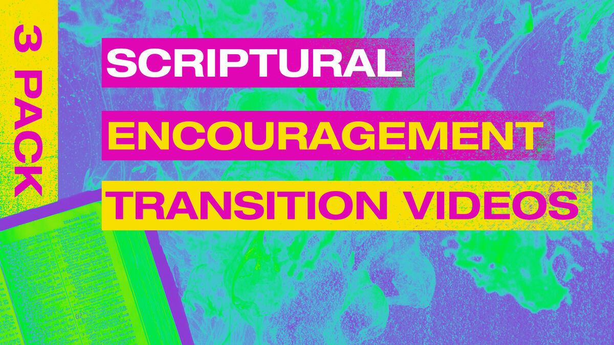 Scriptural Encouragement Transition Videos - 3 Pack image number null
